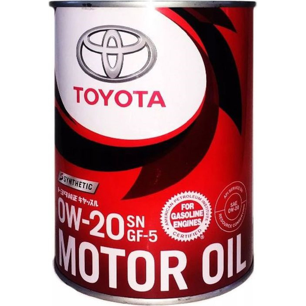 Моторное масло Toyota Motor Oil 0W-20 Синтетическое 1 л 08880-12206