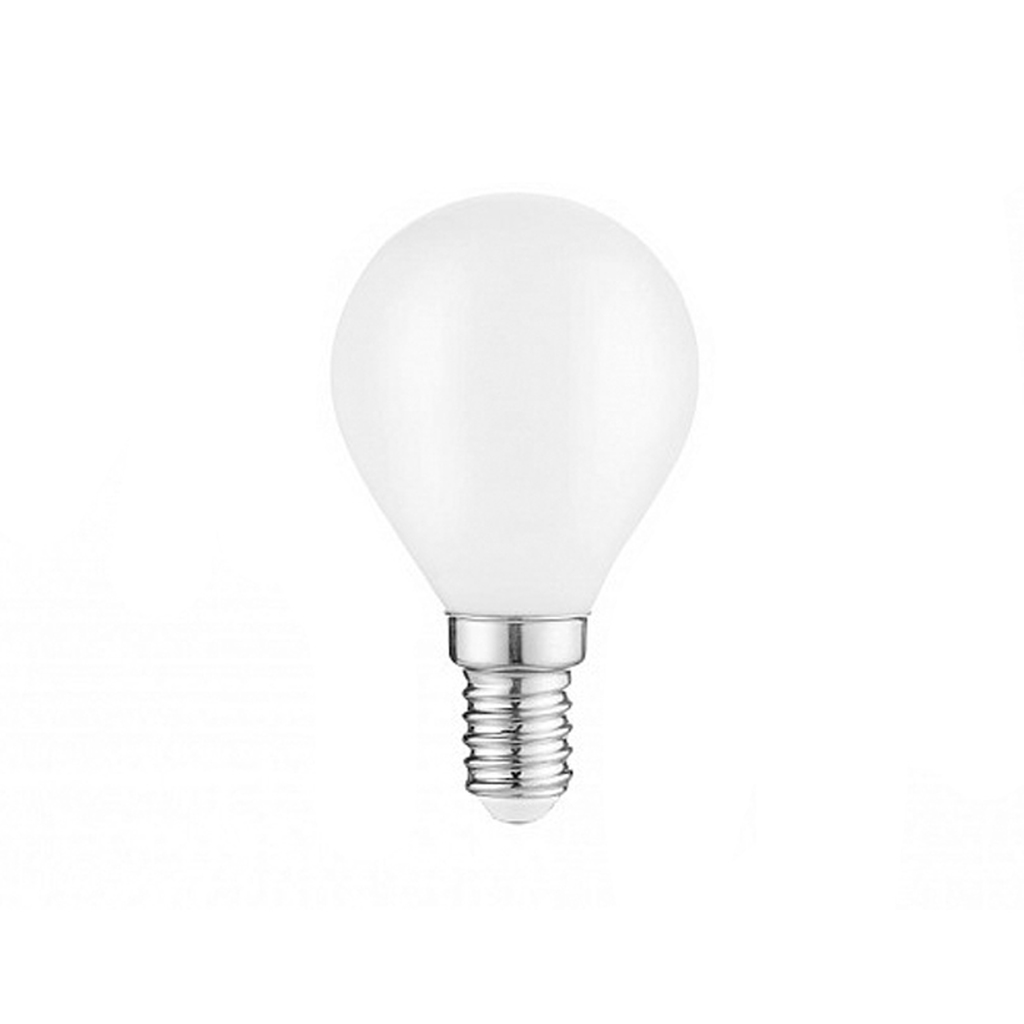 Лампа Gauss Filament шар, 9W, 610lm, 4100К, Е14, milky, диммируемая, LED, 1/10/50 105201209-D