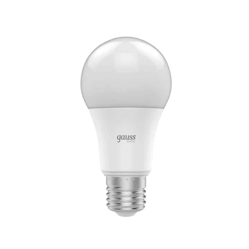 Лампа Gauss Basic A60, 13,5W, 1300lm, 4100K, Е27, LED, 1/10/50 1023224