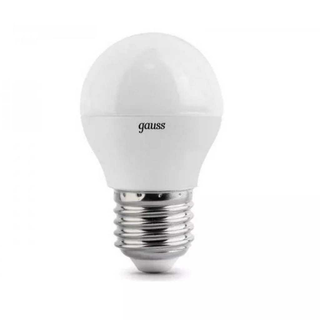 Лампа GAUSS Elementary Шар 10W 750lm 6500K Е27 LED 1/10/100 53230