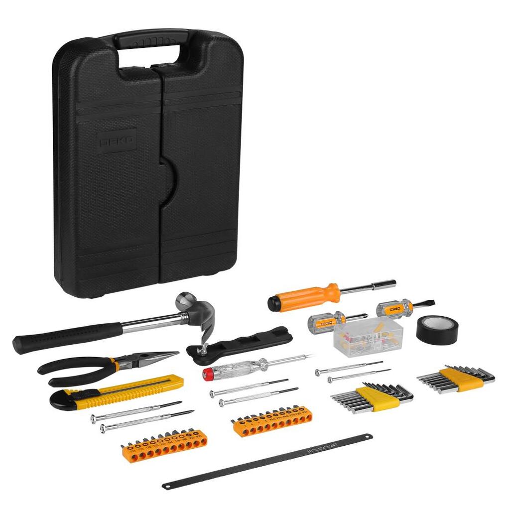 Набор инструментов для дома DEKO DKMT142 в чемодане 065-0308