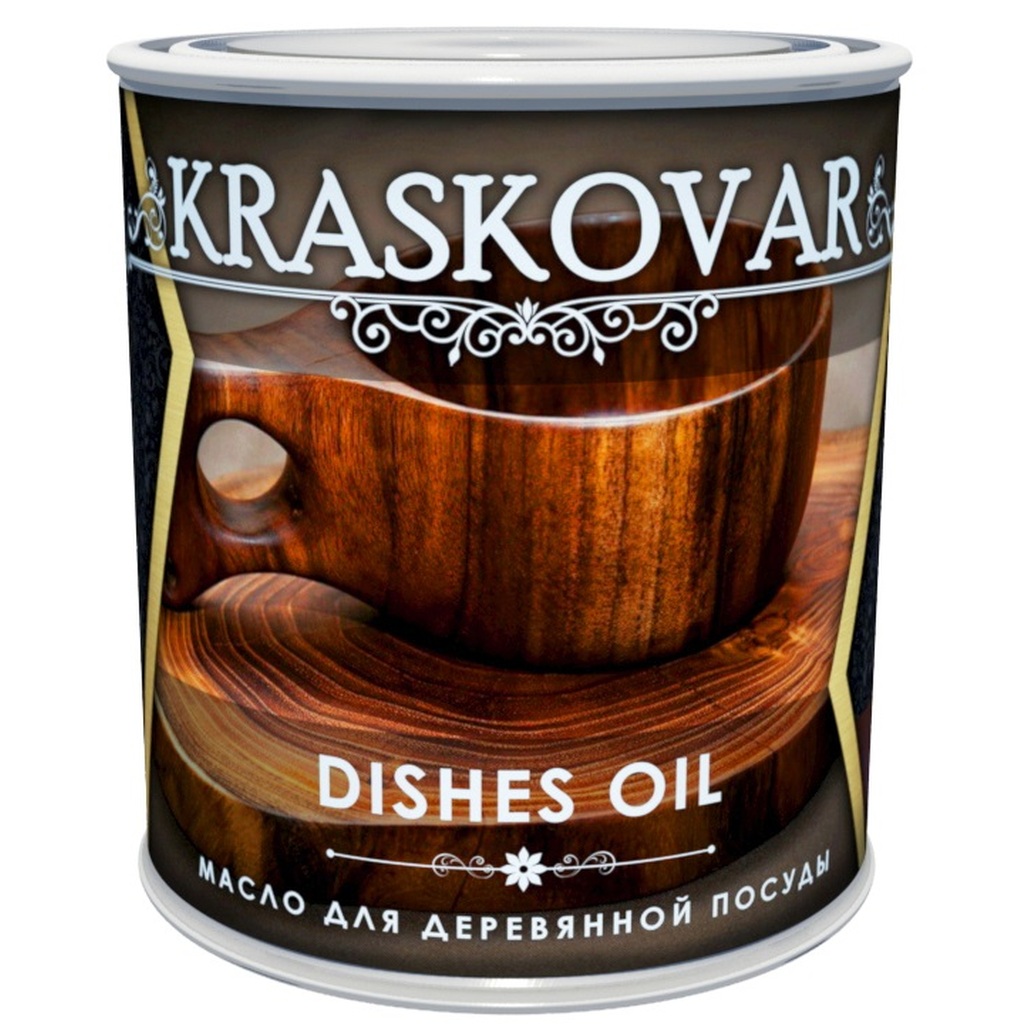 Масло для деревянной посуды и разделочных досок Kraskovar Dishes Oil бесцв. 0,75 л 1364