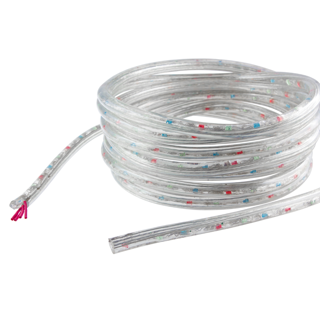 Светодиодный гибкий шнур NEON-NIGHT Дюралайт бухта 100м 24 LED/метр, мультиколор 121-329-4