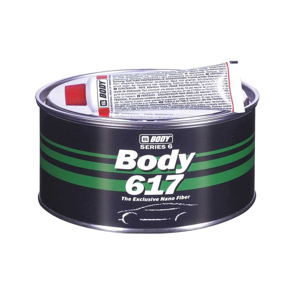 Шпатлевка HB BODY 617 NANO FIBER POLYESTER FILLER 1,8кг 6170600002