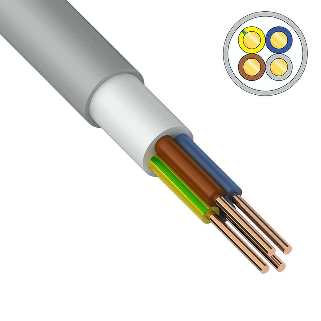 Кабель NUM-J ККЗ 4x1,5 кв.мм 100 м ГОСТ 01-8708