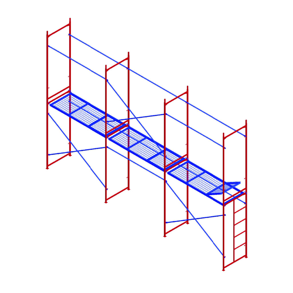 Комплект рамных лесов МЕГА М 4х6 772