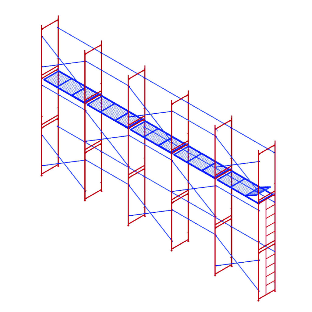 Комплект рамных лесов МЕГА М 6х10 779