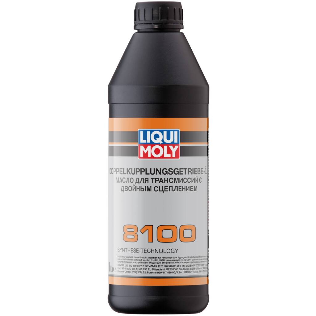 Масло НС-синтетическое трансмиссионное для DSG Doppelkupplungsgetriebe-Oil 8100 1 л LIQUI MOLY 39019