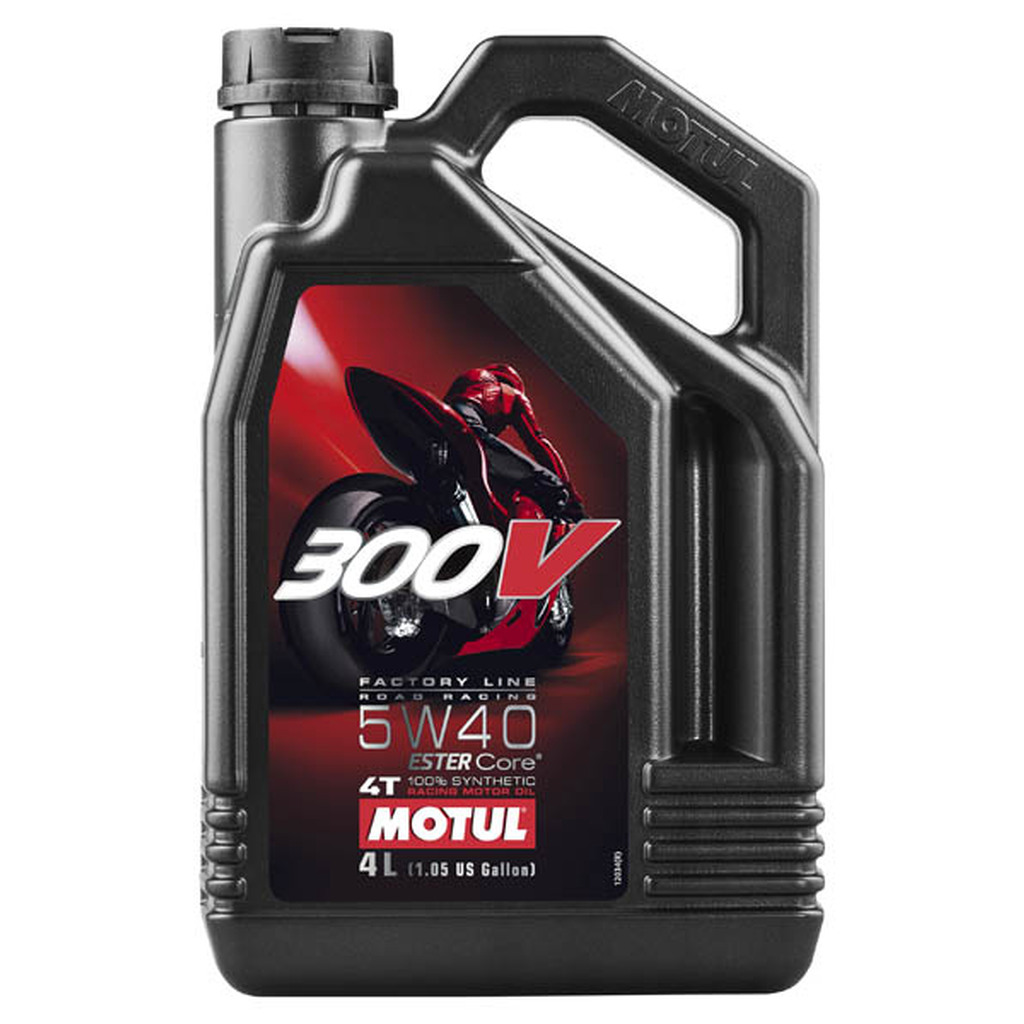 Моторное масло 300 V 4T FL Road Racing SAE 5W40 4 л MOTUL 104115