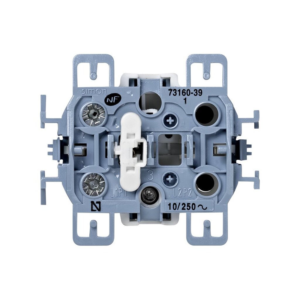 Одноклавишный кнопочный выключатель с подсветкой Simon, 10А 250В, S73, S73 Loft С73160-0039
