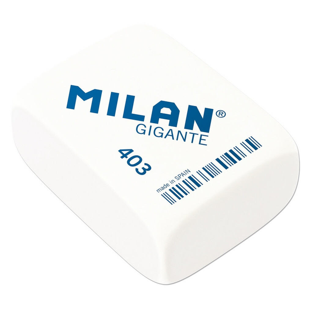 Каучуковый ластик Milan GIGANTE 6,8х5,1х2,8 белый 973198