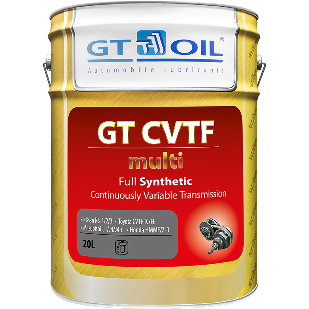 Масло CVTF Multi, 20 л GT OIL 8809059408674