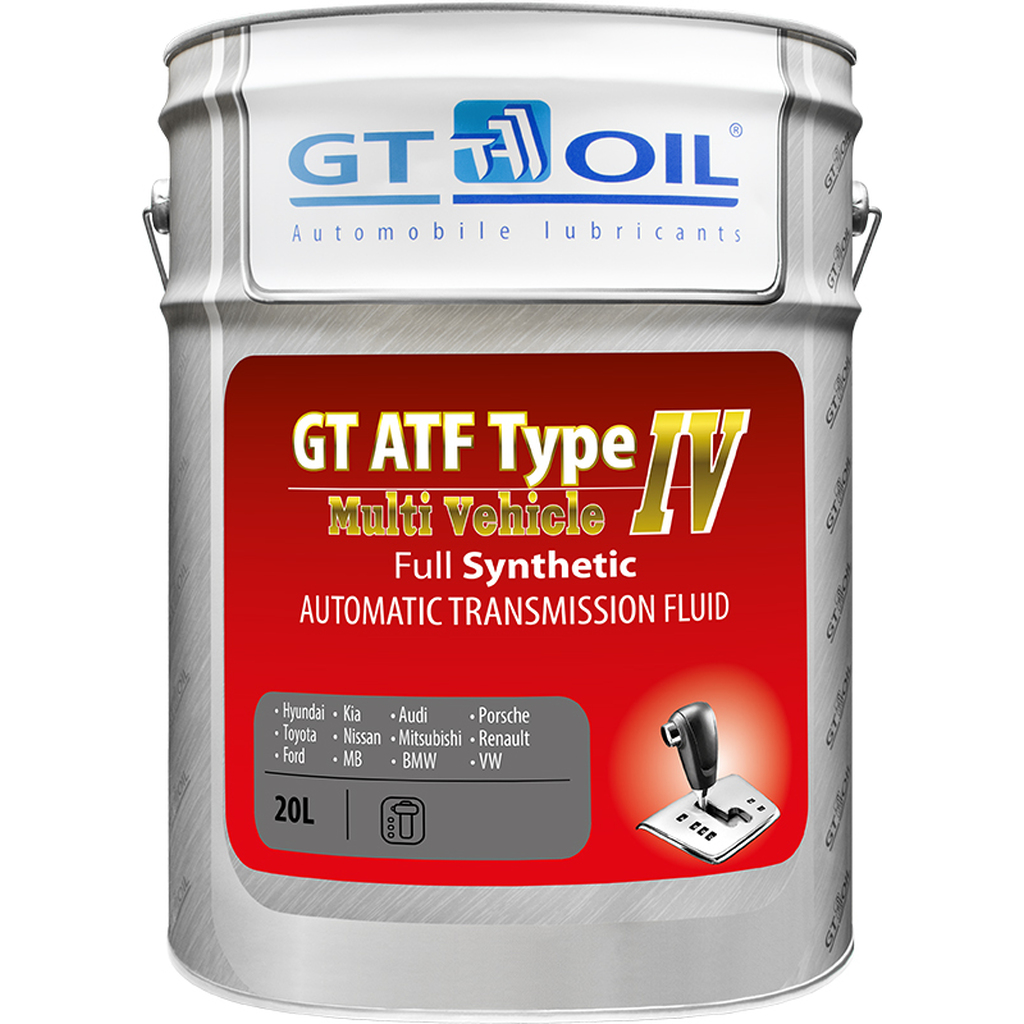 Масло ATF T-IV Multi Vehicle, 20 л GT OIL 8809059407974