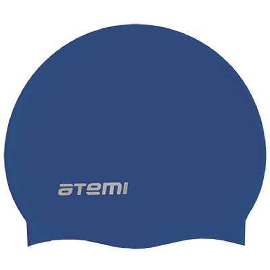 Силиконовая шапочка для плавания ATEMI SC302 синяя 00000095791