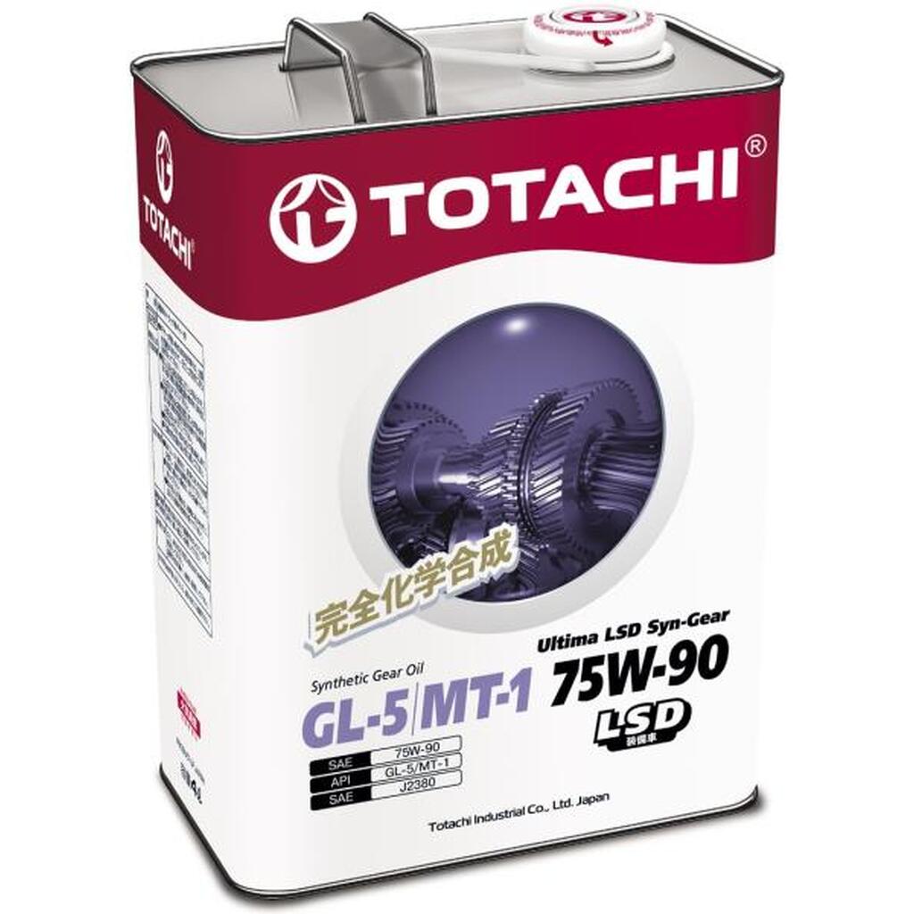 Масло трансмиссионное TOTACHI Ultima LSD Syn-Gear 75W-90, GL-5, 4 л 4589904931550