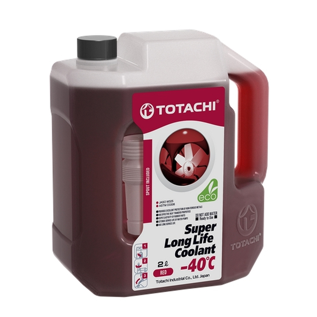 Охлаждающая жидкость TOTACHI SUPER LLC Red -40C 2л 4589904520709