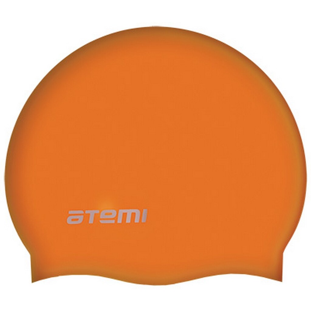 Шапочка для плавания ATEMI силикон, оранжевая SC306 00000095795