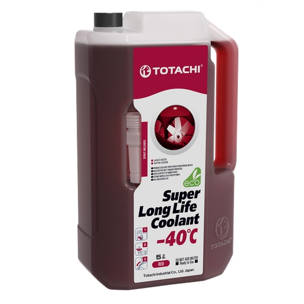 Охлаждающая жидкость TOTACHI SUPER LLC Red -40C 5л 4589904924842