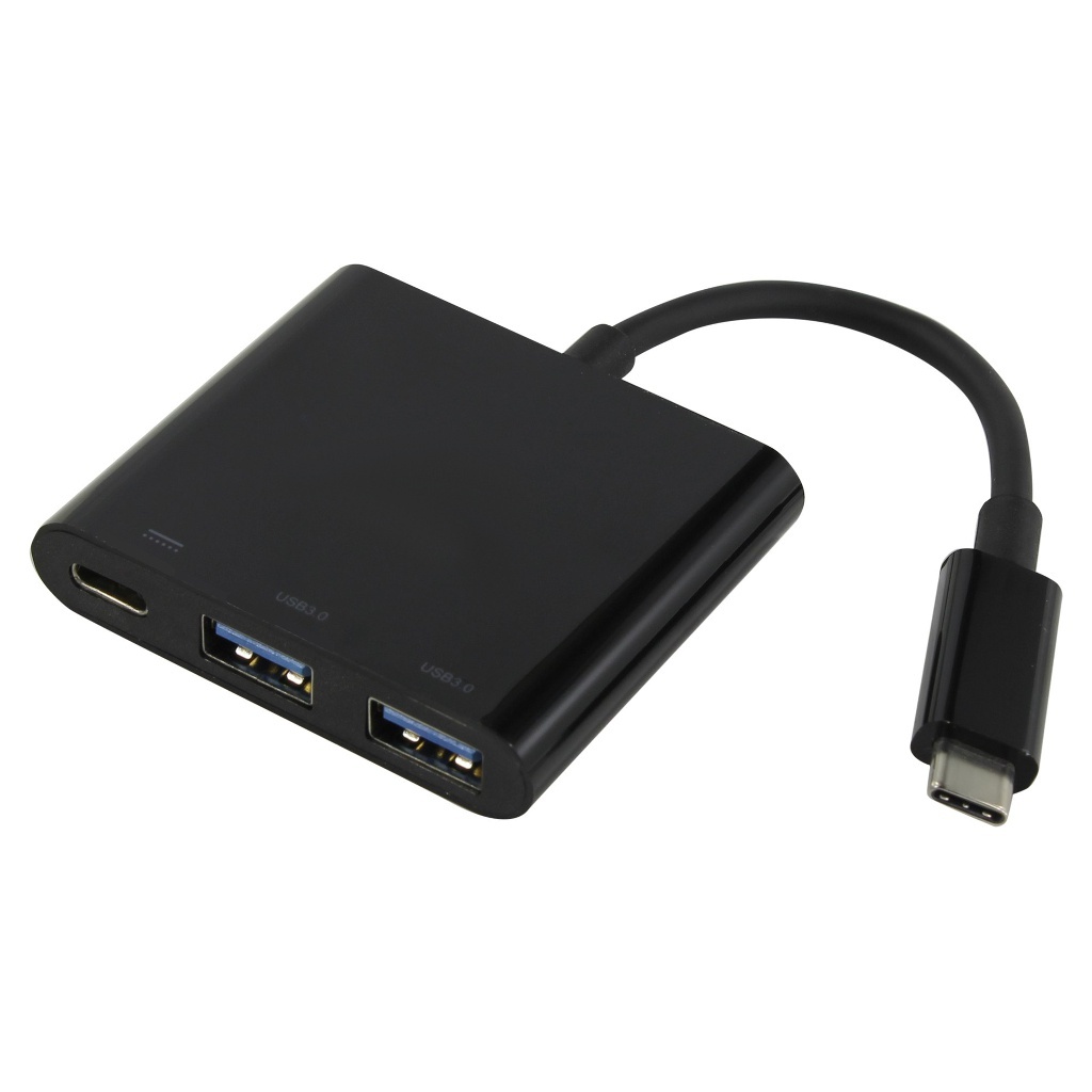 Хаб USB Akasa Type-C - Power Delivery Adapter / 2x USB 3.0 AK-CBCA08-15BK