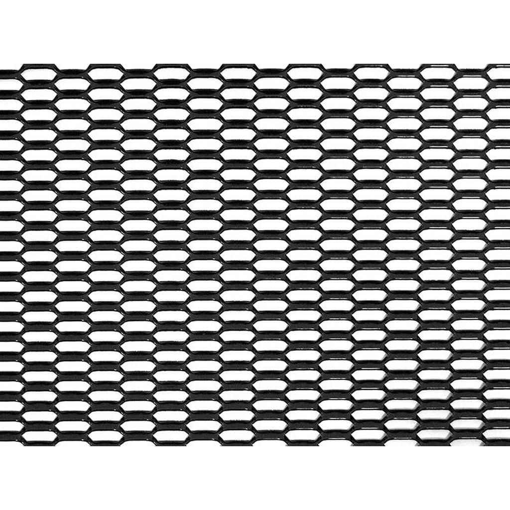 Облицовка радиатора DolleX алюминий, 120 х 20 см, черная, ячейки 20 х 6мм сота DKS-122