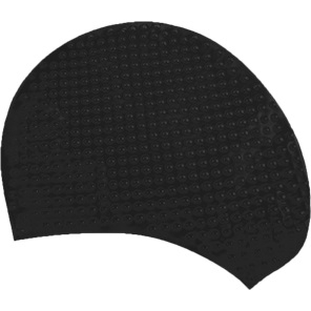 Силиконовая шапочка для плавания ATEMI BS20 бабл, чёрный 00-00002564