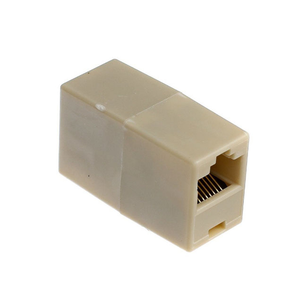 Проходной модуль RJ-45 - RJ-45 VCOM VTE7713 категория 5e, 10 шт. в упаковке VTE7713-1/10