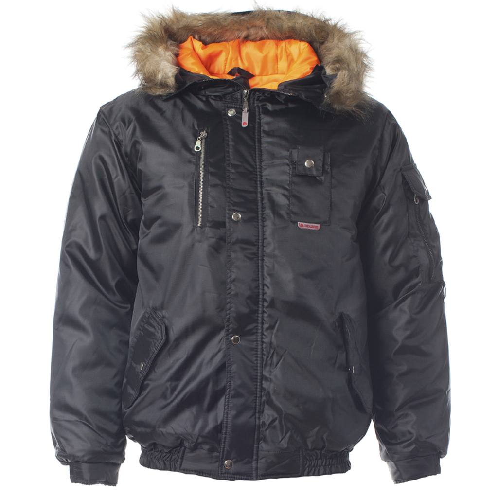Куртка СПРУТ Аляска, черная, размер 60-62/120-124, рост 170-176, 111795