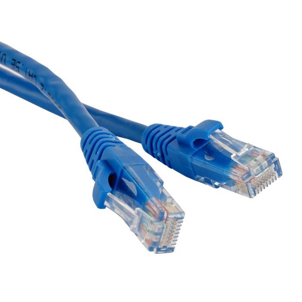 Патч-корд LANMASTER RJ45 - RJ45, 4 пары, UTP, категория 5е, 5 м, синий LAN-PC45/U5E-5.0-BL