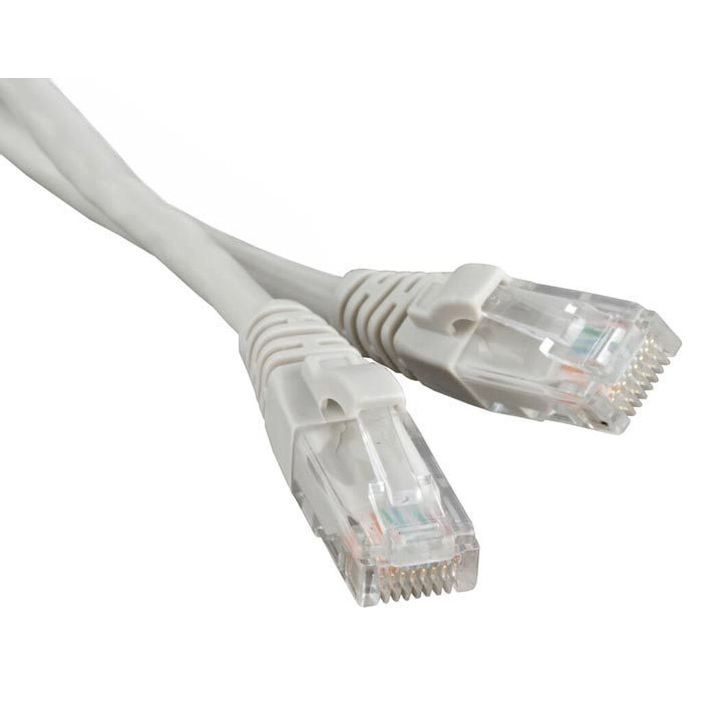 Патч-корд LANMASTER RJ45 - RJ45, 4 пары, UTP, категория 6, 1.5 м, LAN6-45-45-1.5-GY