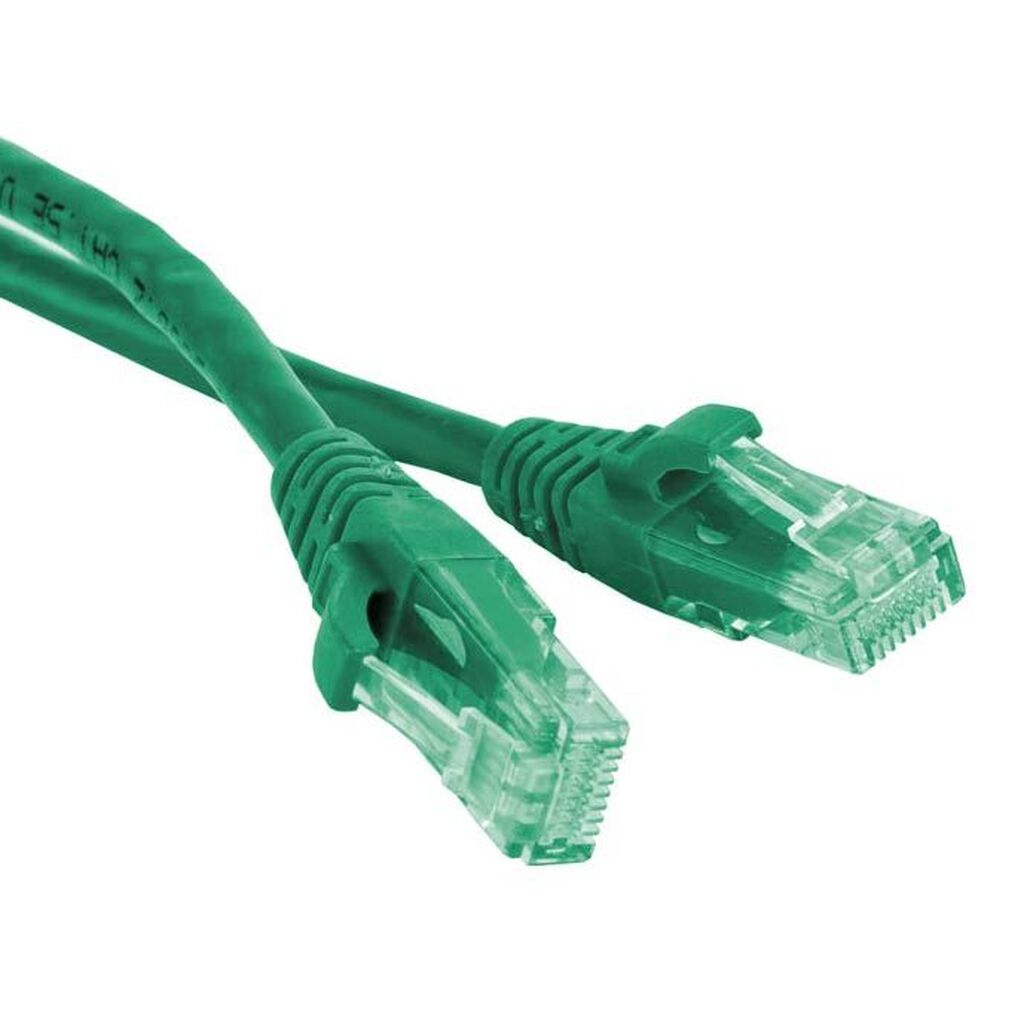 Патч-корд LANMASTER RJ45 - RJ45, 4 пары, UTP, категория 6, 3 м, зеленый LAN-PC45/U6-3.0-GN