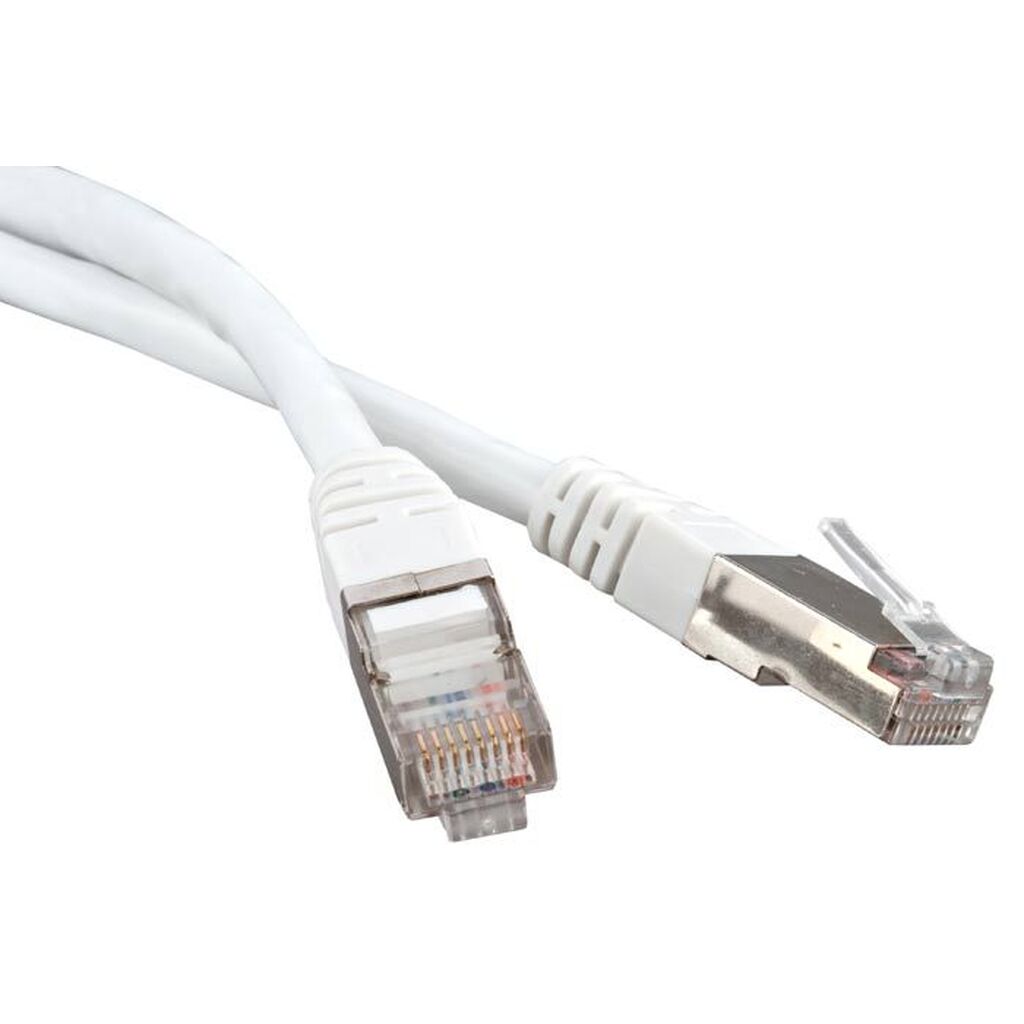 Патч-корд LANMASTER RJ45 - RJ45, 4 пары, FTP, категория 6, 3 м, белый LAN-PC45/S6-3.0-WH