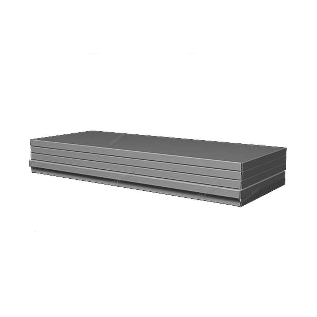 Упаковка полок для стеллажа FERRUM 1000х500мм, серый металлик, 5 шт 05.155-9007