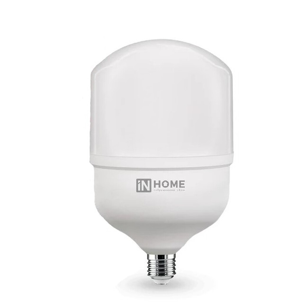 Светодиодная лампа IN HOME LED-HP-PRO 40Вт 230В Е27 с адаптером E40 6500К 3600Лм 4690612031101