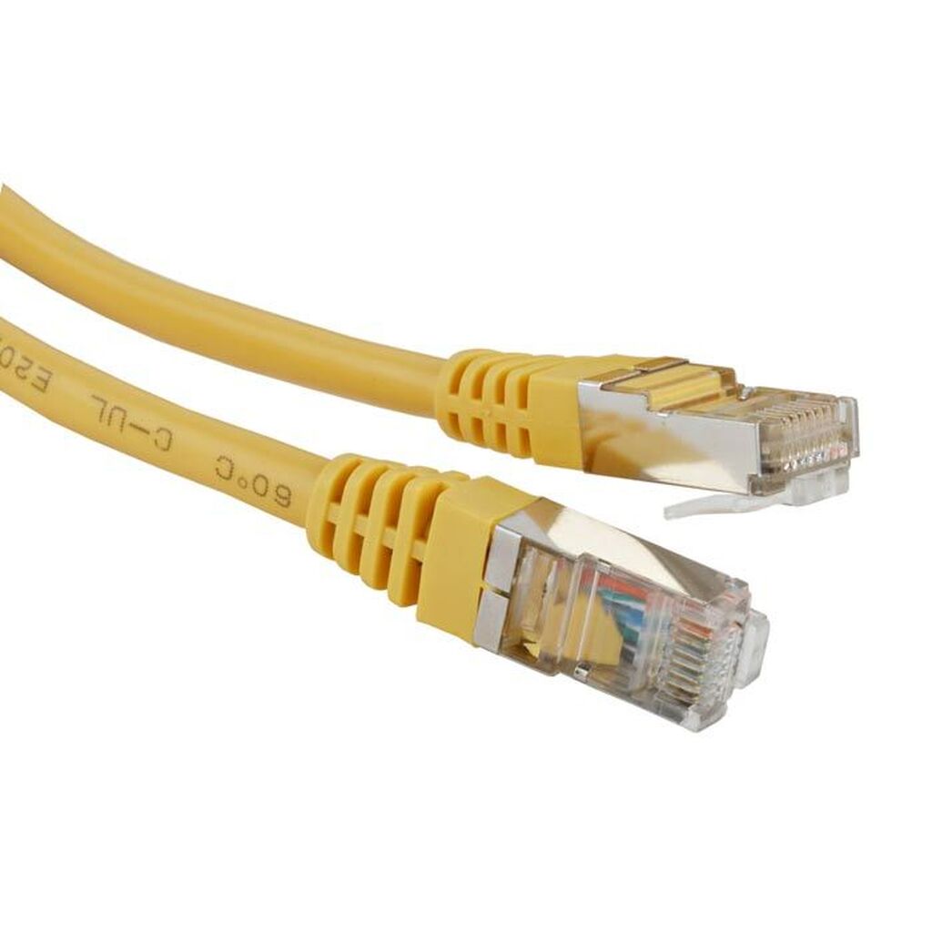 Патч-корд LANMASTER RJ45 - RJ45, 4 пары, FTP, категория 5е, 2 м, желтый LAN-PC45/S5E-2.0-YL