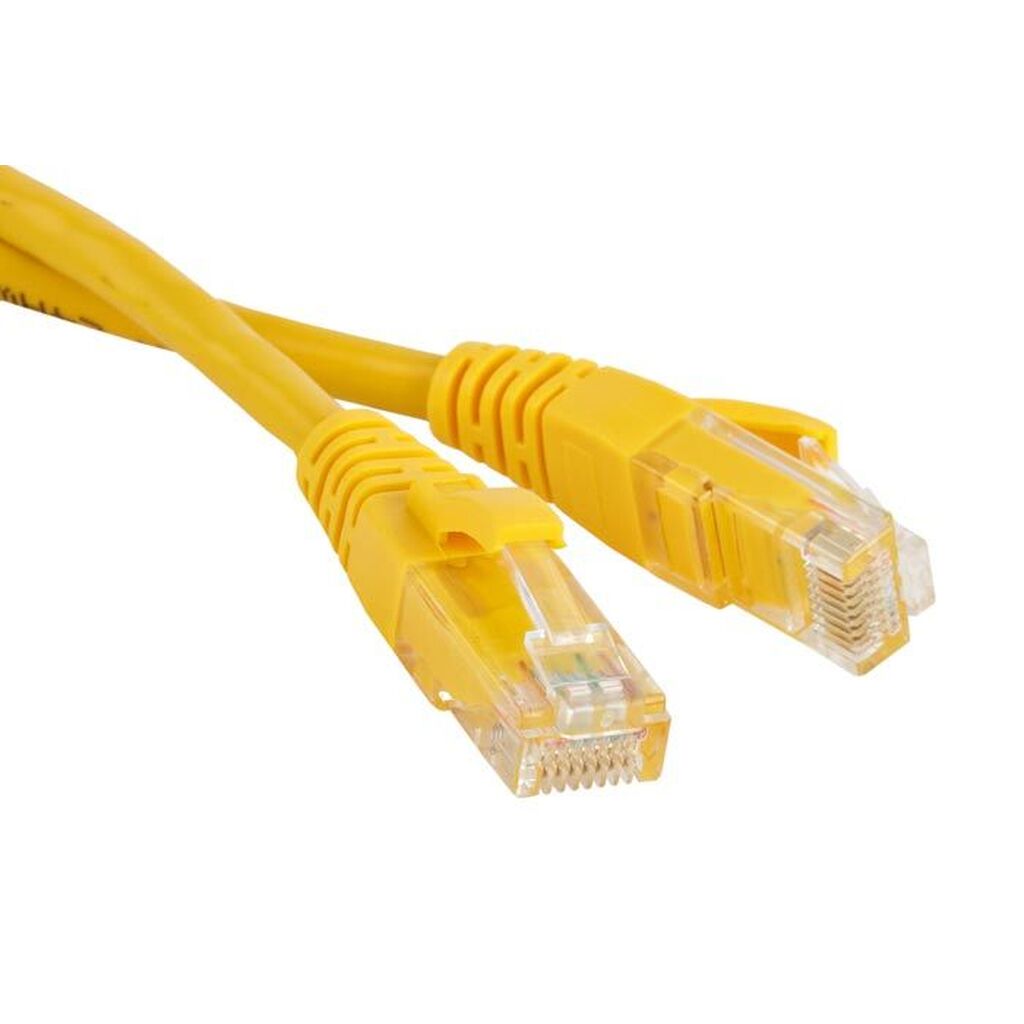 Патч-корд LANMASTER RJ45 - RJ45, 4 пары, UTP, категория 6, 2 м, желтый LAN-PC45/U6-2.0-YL