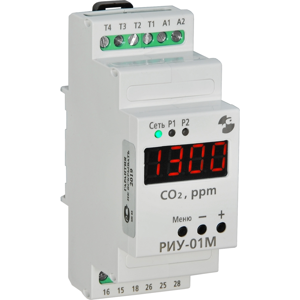 Реле-индикатор углекислого газа Реле и Автоматика РИУ-01М, без датчика A8223-34126466