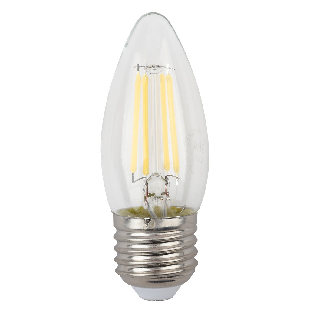 Филаментная лампа ЭРА F-LED B35-11w-840-E27 свеча, 11 Вт, нейтральная, E27, 10/100/5000 Б0046988 ERA