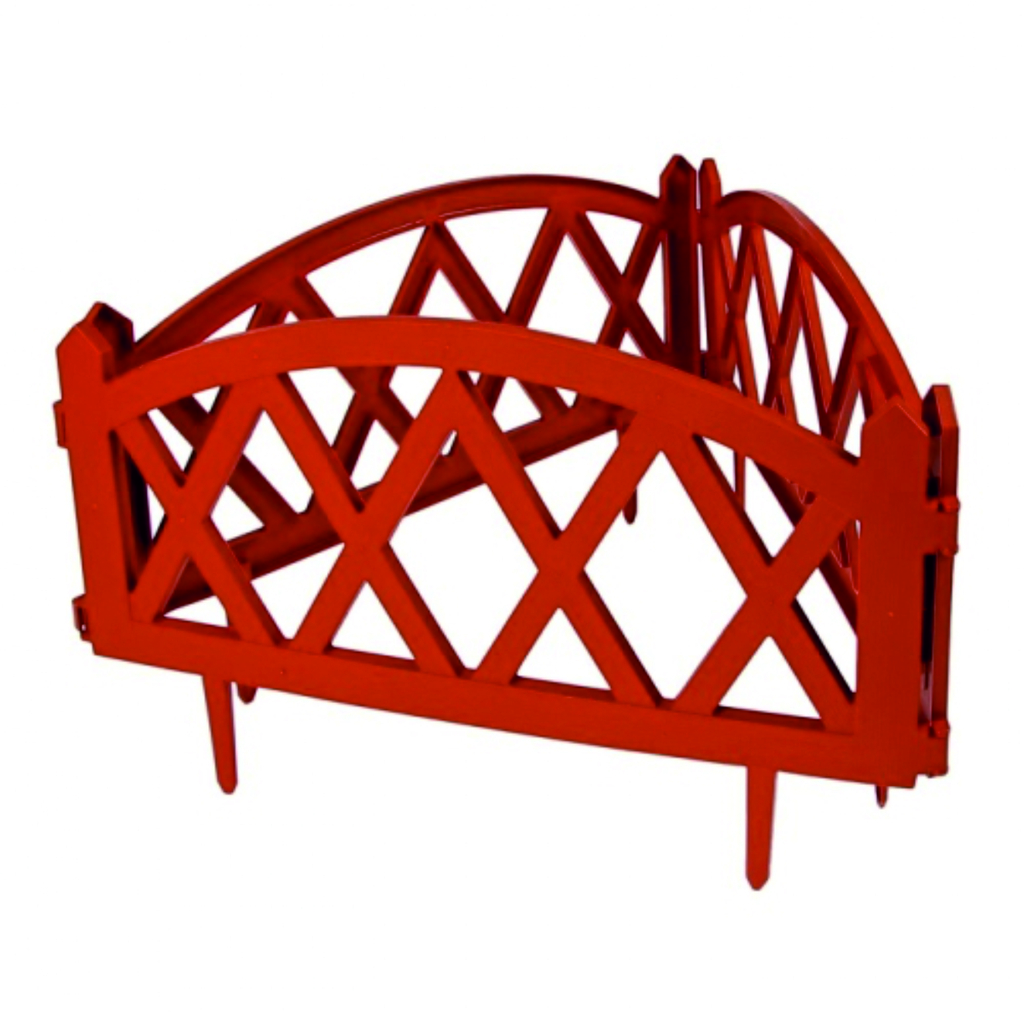 Декоративный забор GARDENPLAST MODERN №4 5 шт, длина 3,00 м терракот 4814132000434 50313
