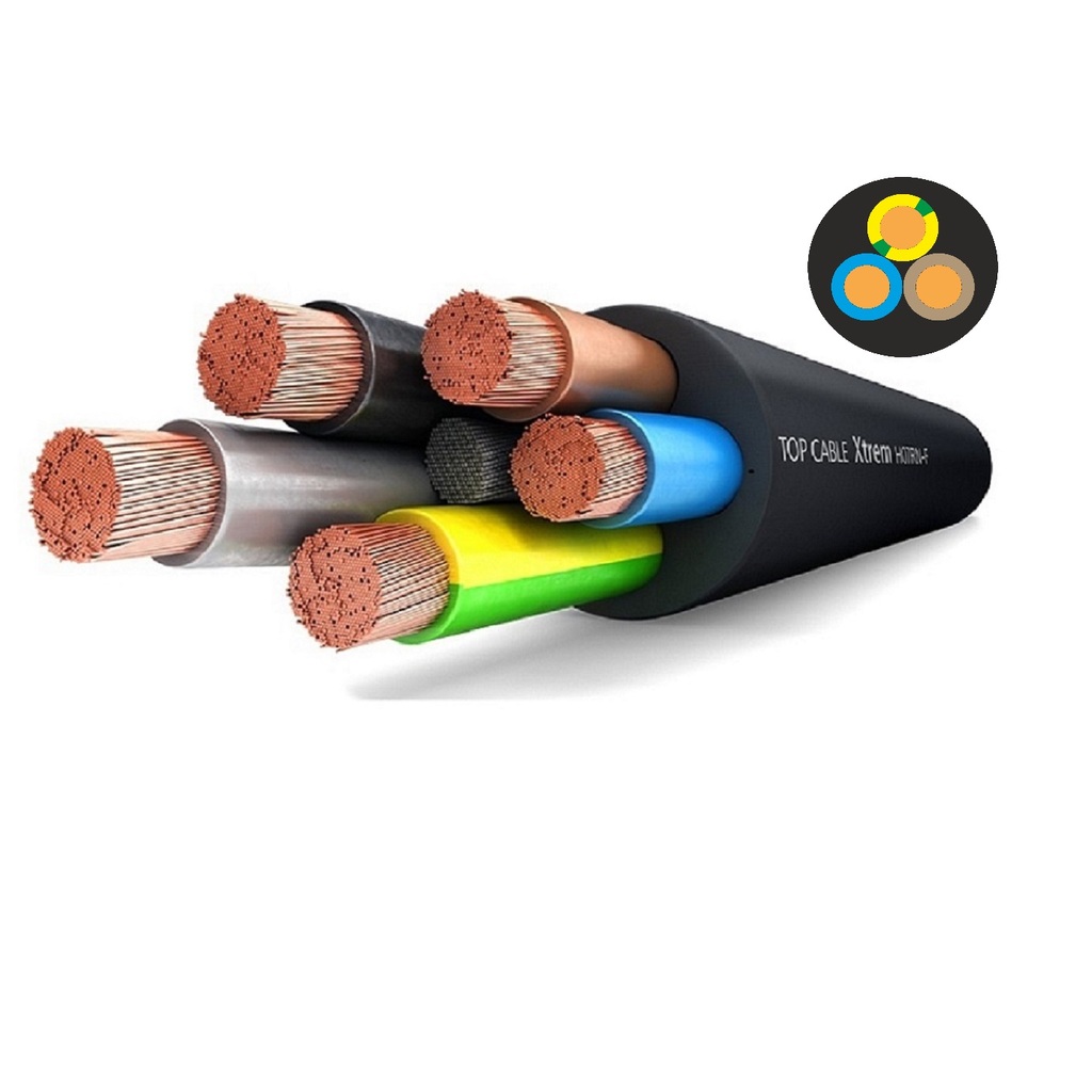 Силовой гибкий кабель H07RN-F 3x1,5 Top Cable XTREM 100 метров 3003001MR100RU Topcable