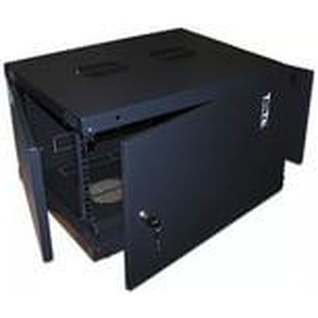 Настенный шкаф Next, 18U 550x600, металлическая дверь, черный, 1 ЧАСТЬ TWT-CBWNM-18U-6x6-BK