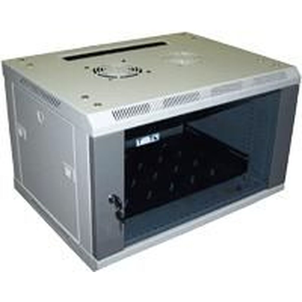 Настенный шкаф серии Pro, 12U 600x450, стеклянная дверь, 1 ЧАСТЬ TWT-CBWPG-12U-6x4-GY