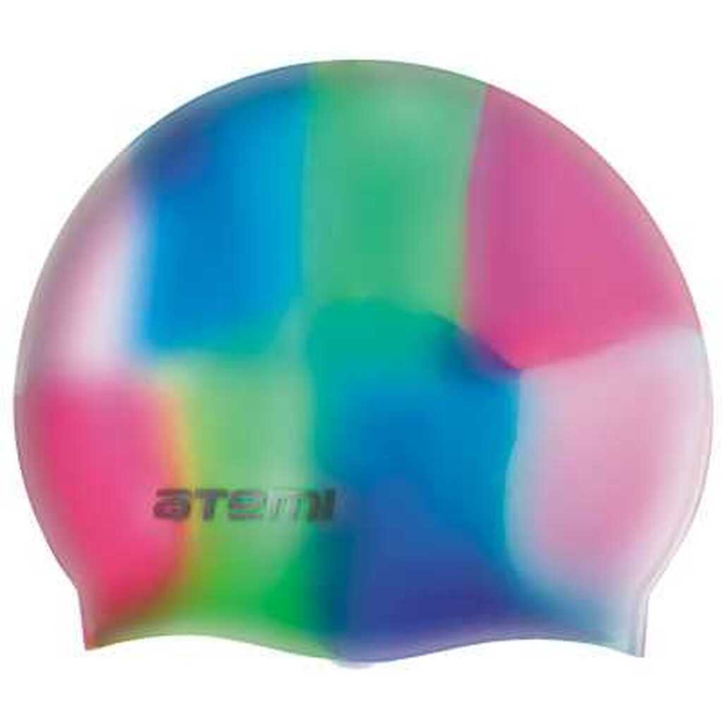Детская шапочка для плавания ATEMI мультиколор, силикон MC405 00000095802