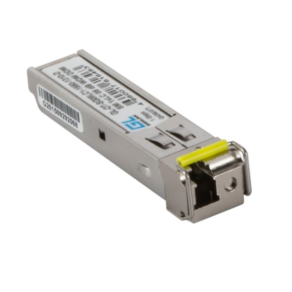 Модуль GIGALINK SFP, WDM, 1Гбит/c, одно волокно SM, LC, Tx:1550/Rx:1490 нм, DDM, 24 дБ GL-OT-SG24LC1-1550-1490-D