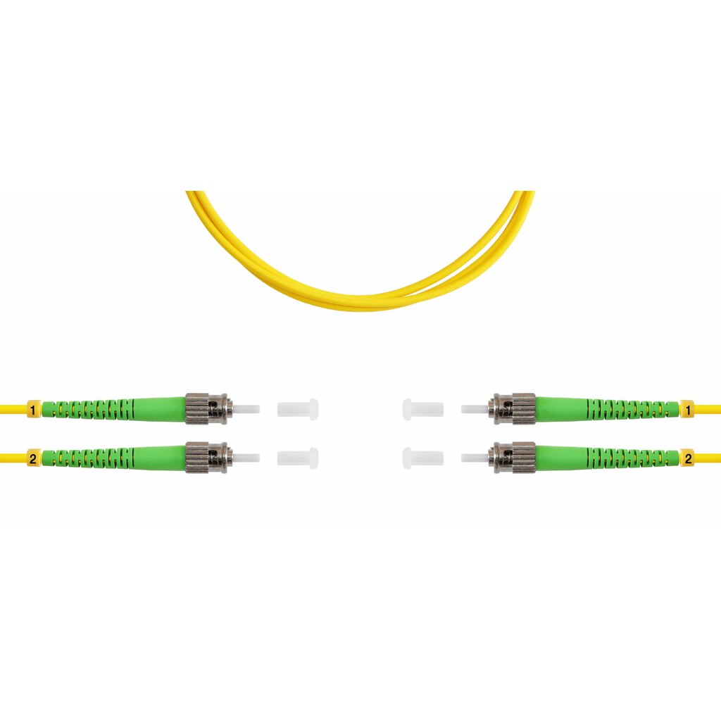 Оптический патч-корд TopLAN дуплексный, 657A1, 2 м, DPC-TOP-657A1-ST/A-ST/A-2.0
