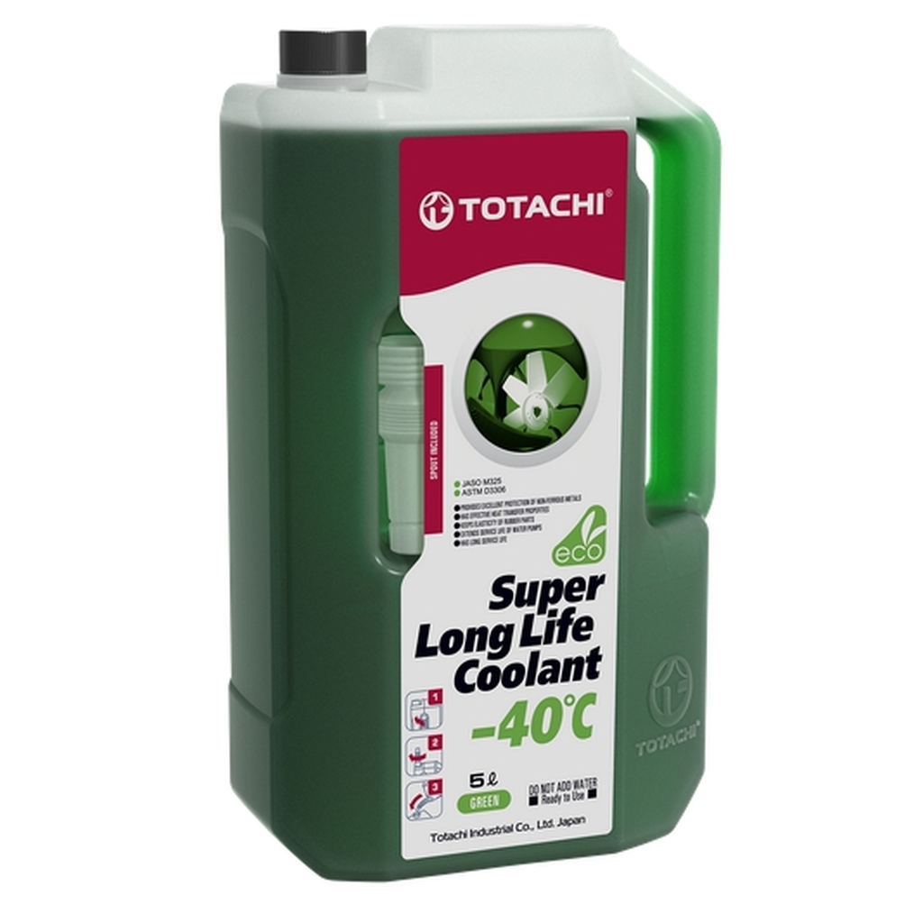 Охлаждающая жидкость TOTACHI SUPER LLC Green -40C 5л 4589904924767