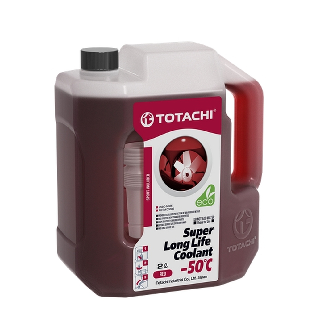 Охлаждающая жидкость TOTACHI SUPER LLC Red -50C 2л 4589904520792