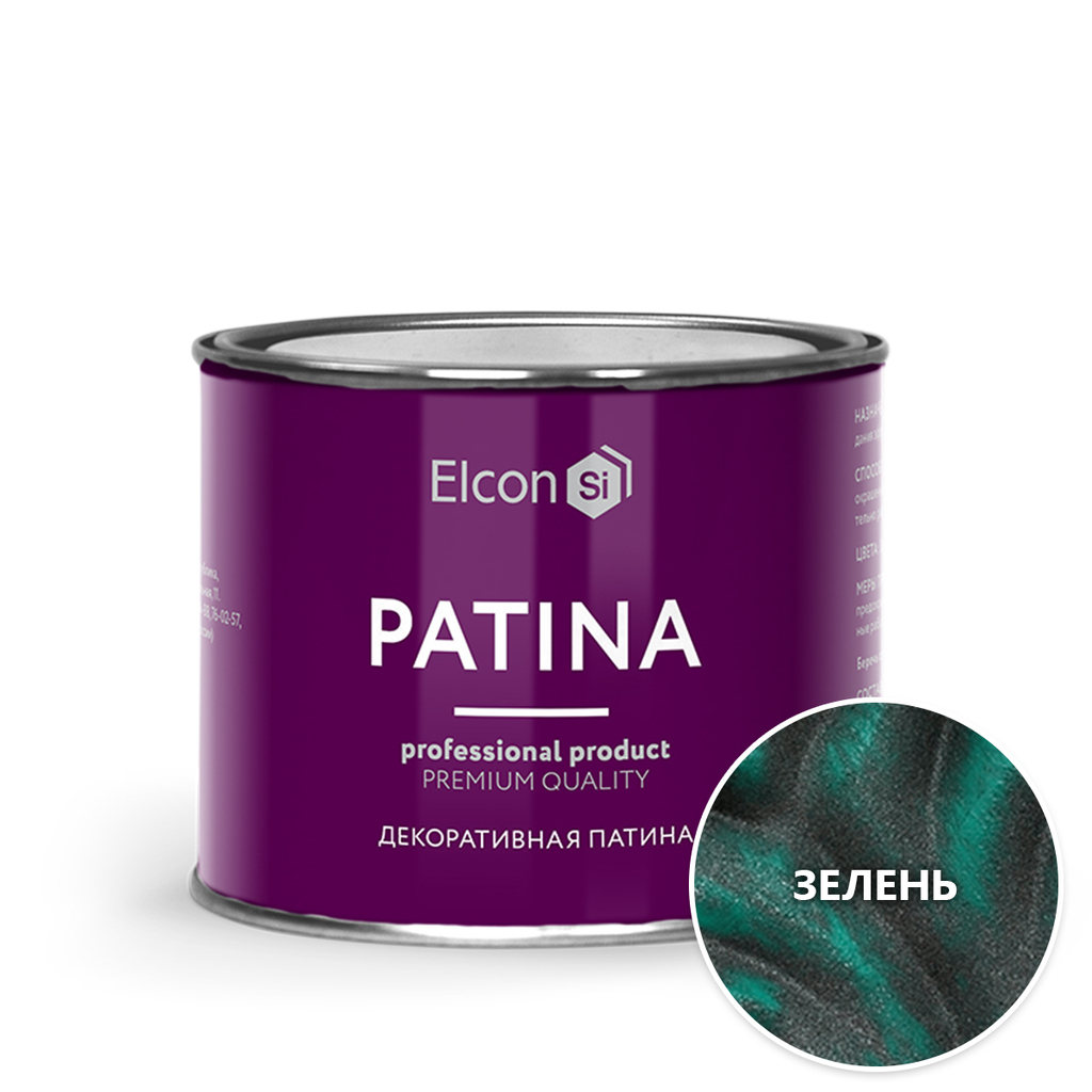 Декоративная патина Elcon Patina зелень 0,2 кг 00-00461423