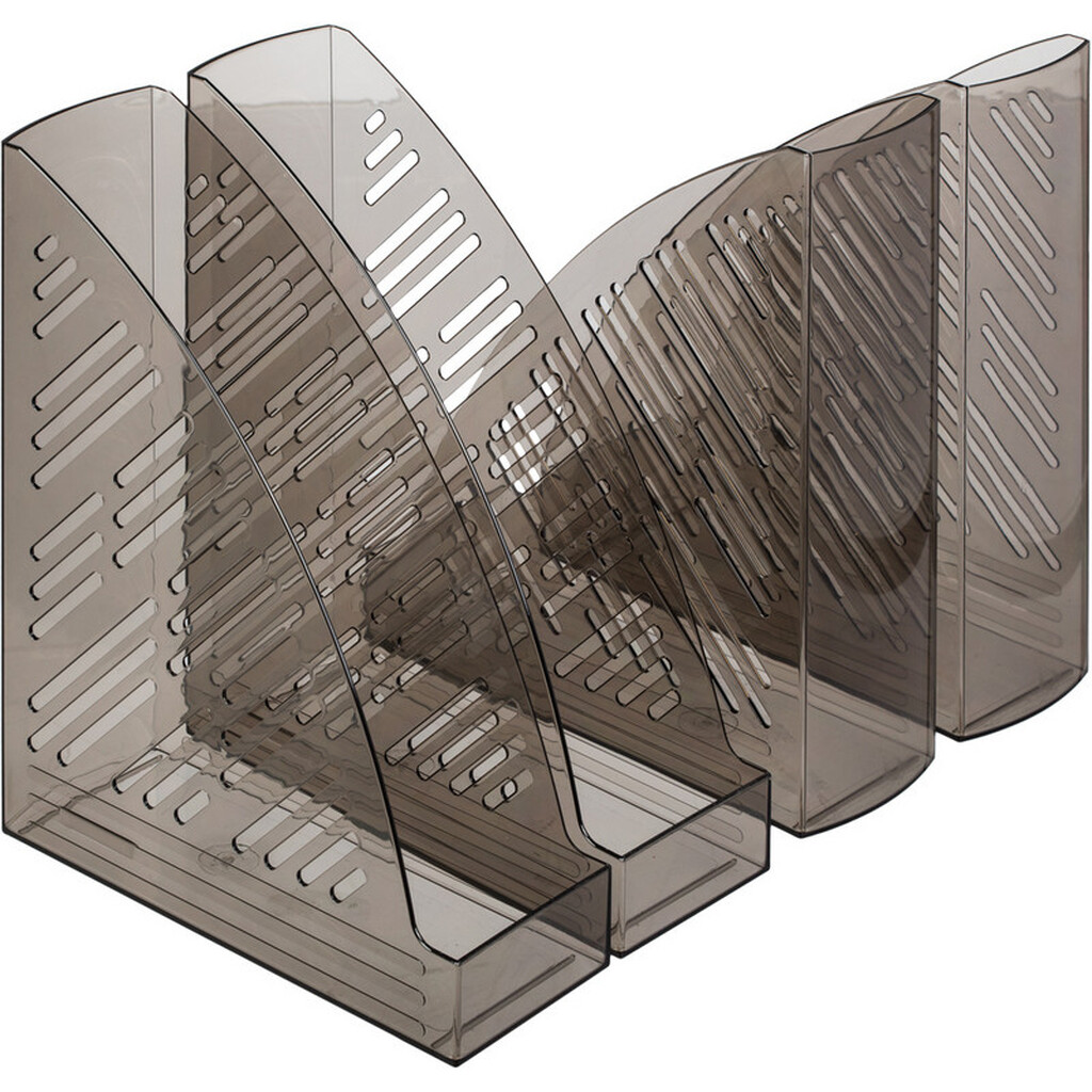 Вертикальный накопитель Attache 85 мм, дымчатый, 4 шт в упаковке 107622