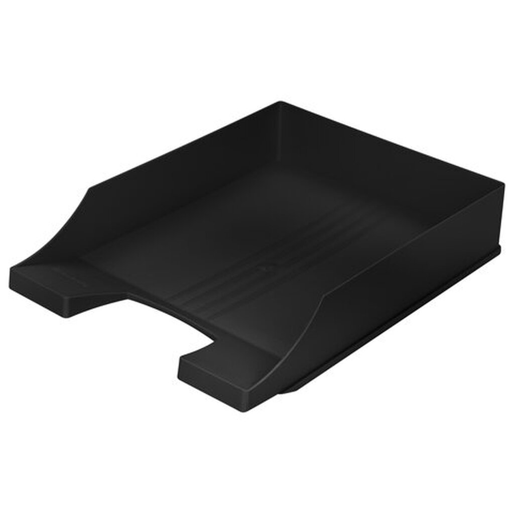 Горизонтальный лоток для бумаг BRAUBERG CONTRACT, А4, 340х254х66.5 мм, черный 230879