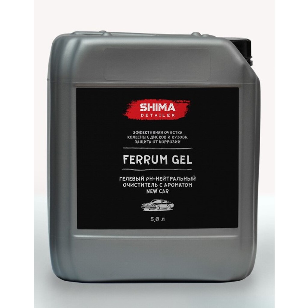 Гелевый pH-нейтральный очиститель SHIMA DETAILER FERRUM GEL new car 5 л NEW CAR 4634444150968